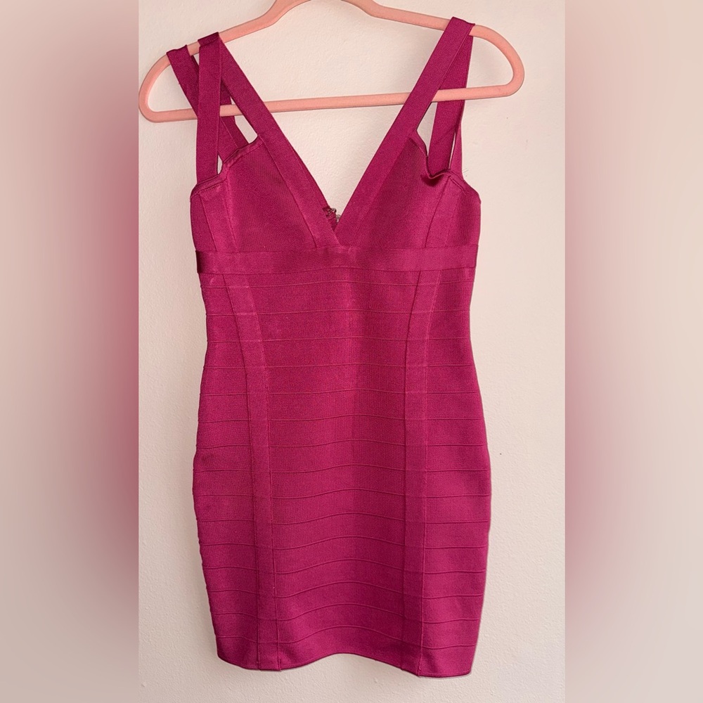 Guess Fuchsia Mini Dress